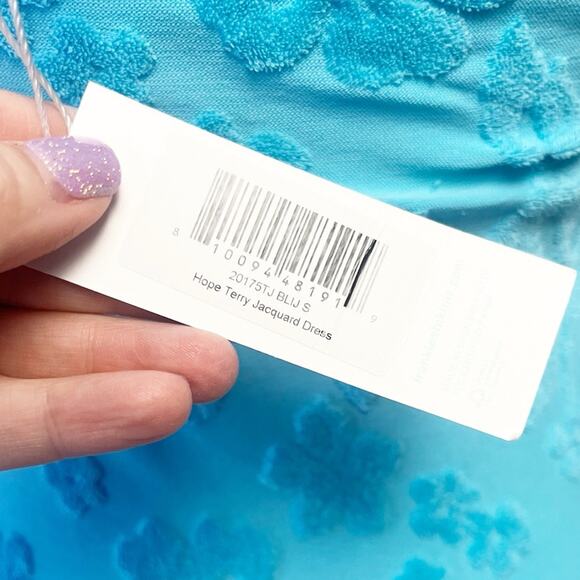 Frankie’s Bikinis Blue Isle Hope Terrycloth Dress Swim Cover - Picture 7 of 8